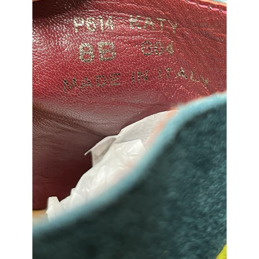 Y2K Coach P614 Katy Suede Striped Mule Size 8B - Picture 6 of 9